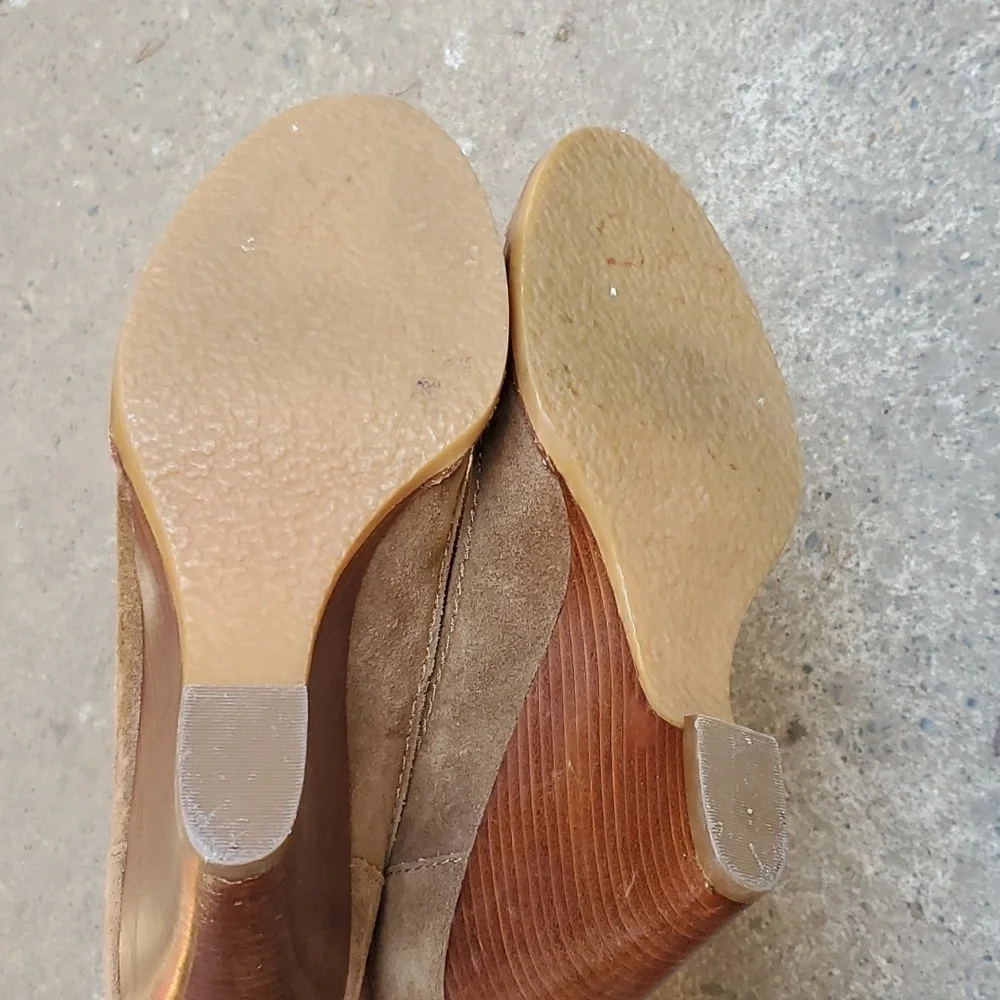 Michael Michael Kors brown suede loafer wedge
